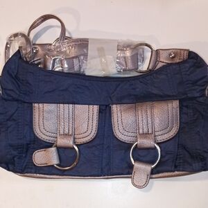 Stylish Navy Comfort Pocket Hobo Women's Bag